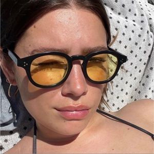 genusee yellow lens sunglasses